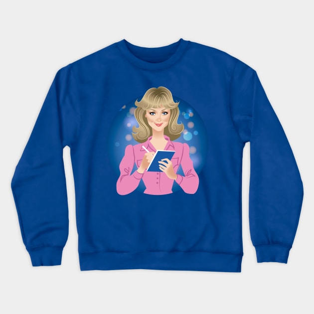 Diane Chambers Crewneck Sweatshirt by AlejandroMogolloArt